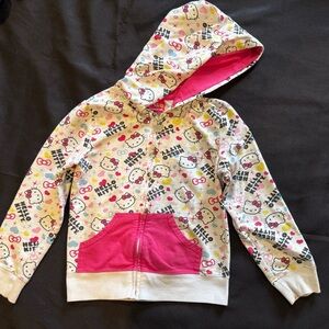 Hello Kitty Kids Hoodie - Pink, White, and Black